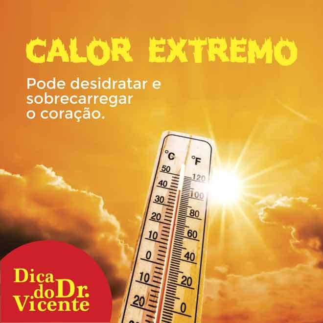 Dica do Dr. Vicente - Uma coluna com dicas para melhorar sua saúde, bem-estar e qualidade de vida, com informações práticas e atualizadas
