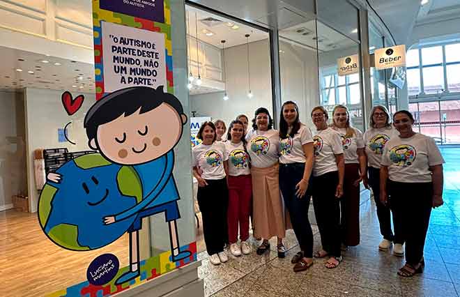 Campanha Abril Azul Inicia com Abertura de Loja Temporária da AMA Jaraguá