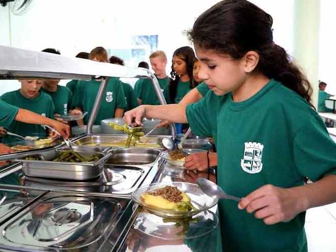 Nutrição escolar tem cardápio