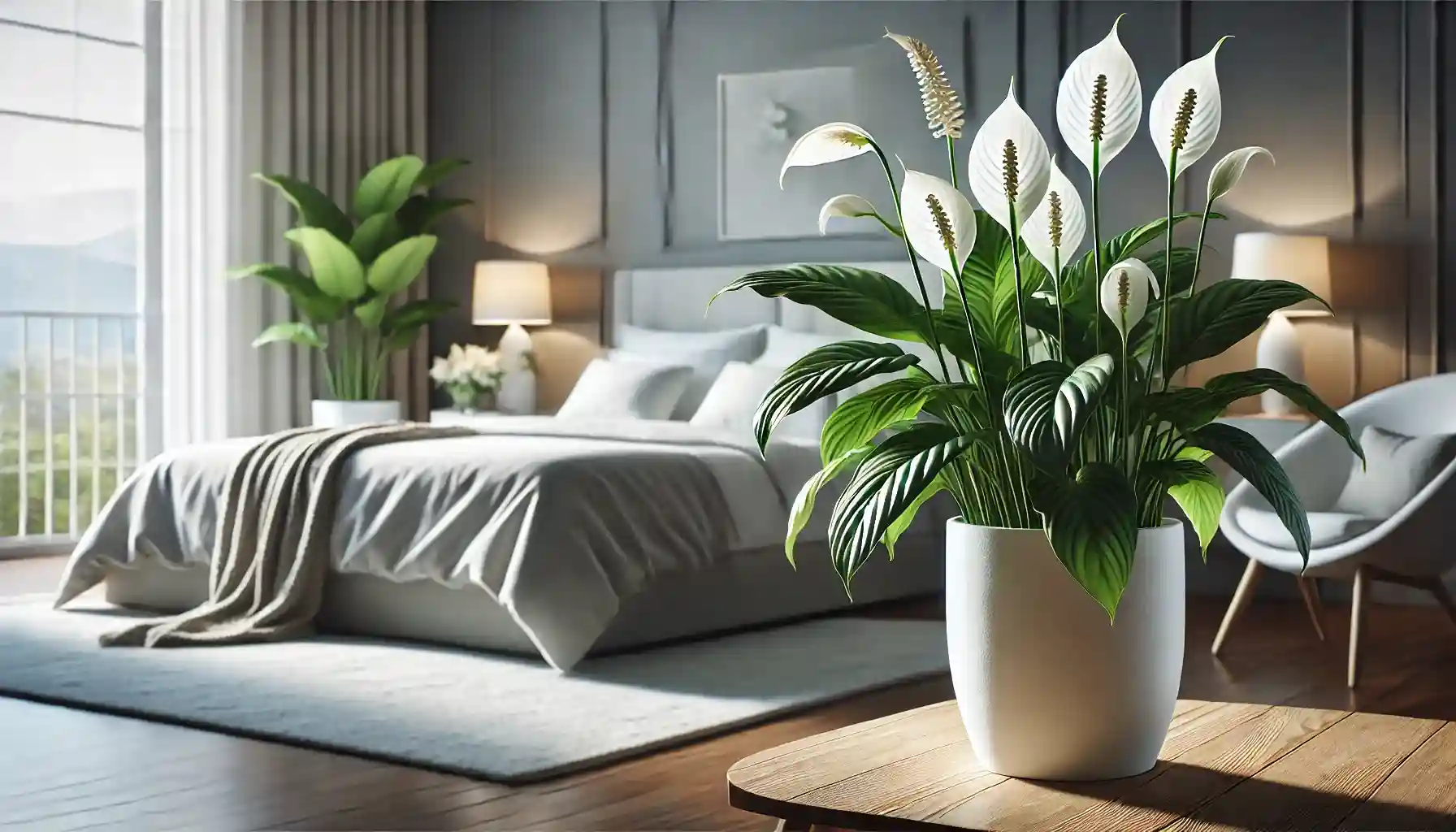 Como usar o lírio-da-paz no Feng Shui para purificar o ambiente