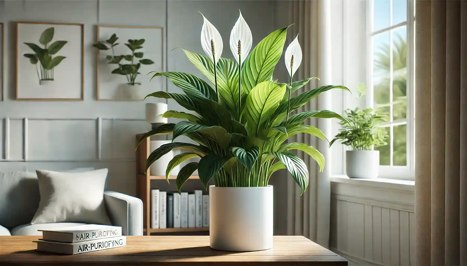 Lírio-da-paz a planta ideal para purificar o ar
