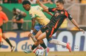 Futebol: Brasil vence a Colômbia com gol de Vini Jr aos 53 do segundo tempo