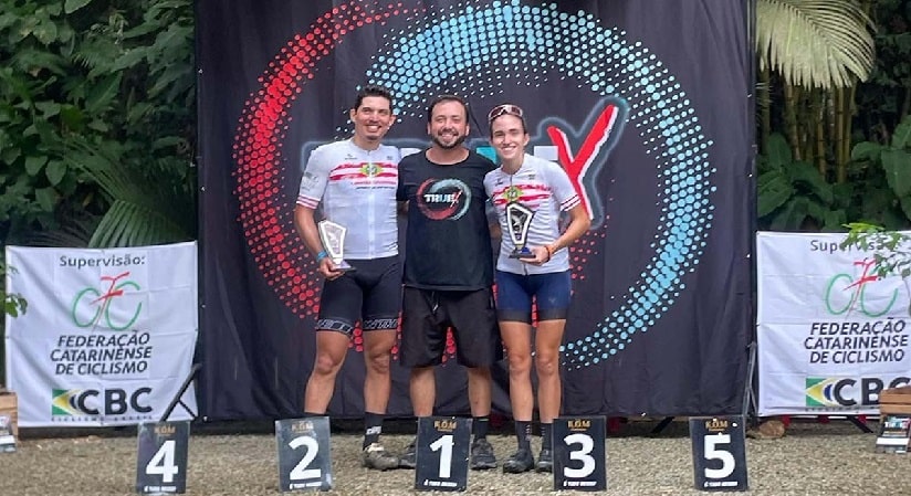 Ciclismo: Jaraguaenses vão ao pódio no estadual de mountain bike