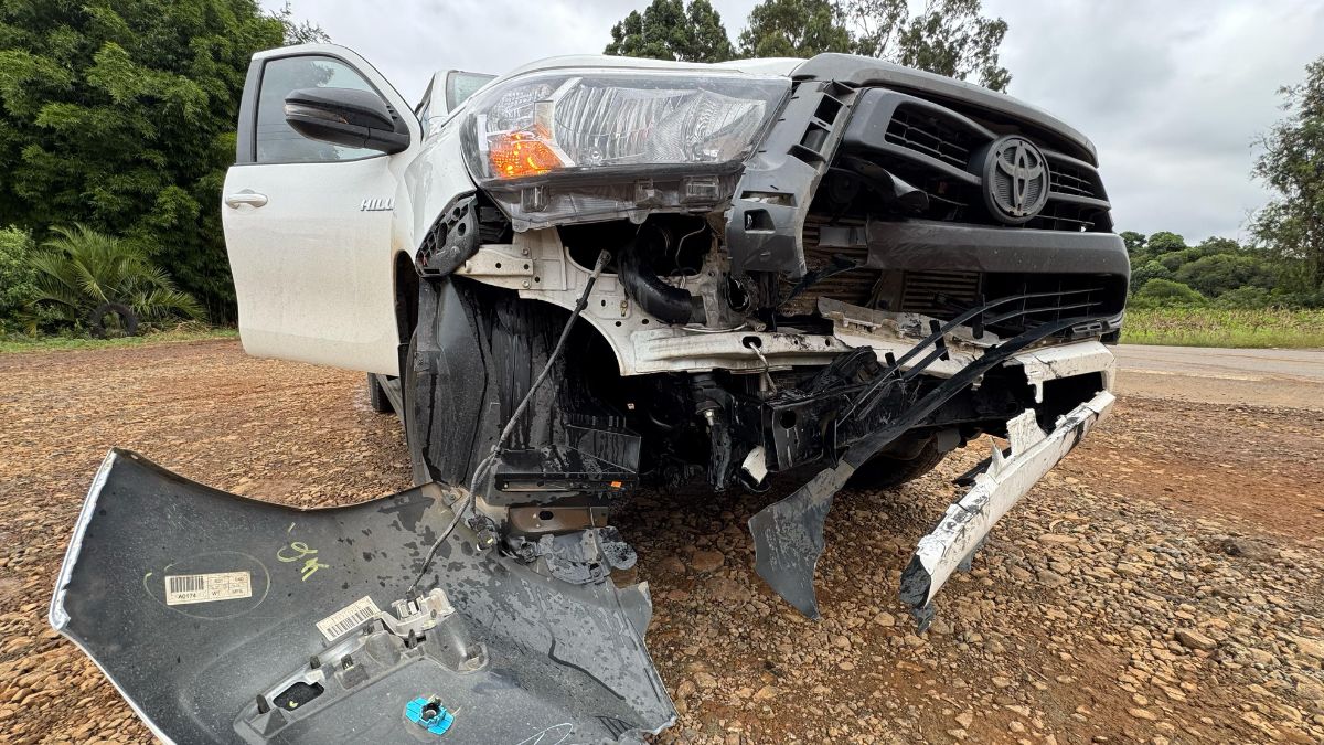 Jerry Comper sofre acidente na BR-470 em Santa Catarina
