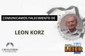 Plano Leier comunica o falecimento de Leon Korz