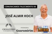 Plano Leier e a Funerária Guaramirim comunicam o falecimento de José Almir Koch