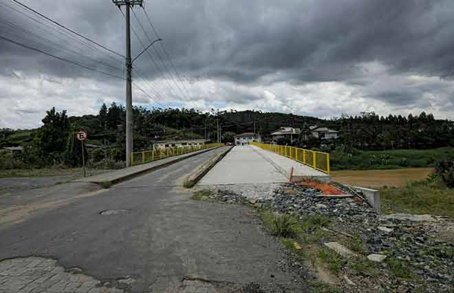 Obras da Ponte do Agricultor, em Guaramirim, serão retomadas na próxima semana