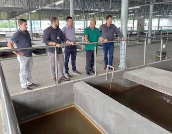 Comitiva de Papanduva visita estrutura do Samae em Jaraguá do Sul