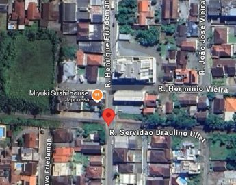 Interdição na Rua Henrique Friedemann em Guaramirim nesta quarta-feira
