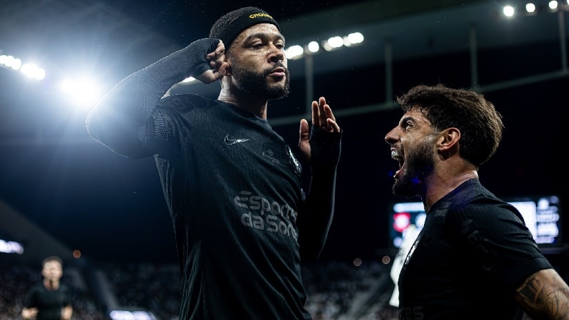Futebol: Com Memphis e Yuri inspirados, Corinthians bate o Vasco no Brasileirão
