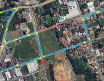 Rua Feliciano Bortolini com interdição de trecho nesta sexta-feira (04)