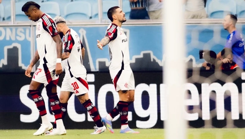 Futebol: Flamengo bate o Grêmio no Sul pelo Brasileirão