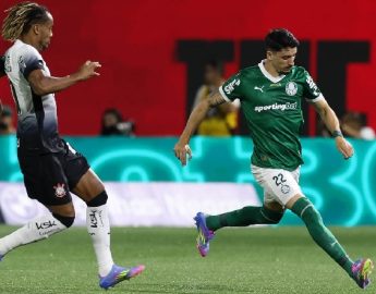 Futebol: Palmeiras vence o Corinthians no Campeonato Brasileiro