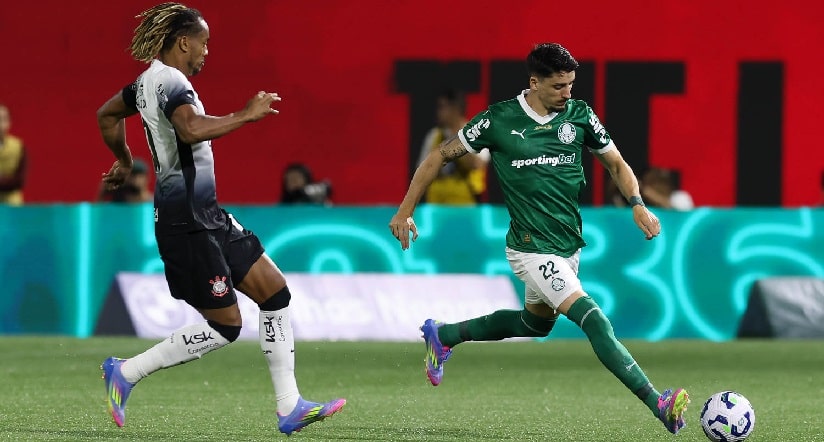 Futebol: Palmeiras vence o Corinthians no Campeonato Brasileiro