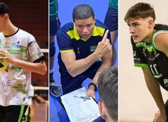 Vôlei: Trio jaraguaense participa de atividades com a Seleção Brasileira sub-19