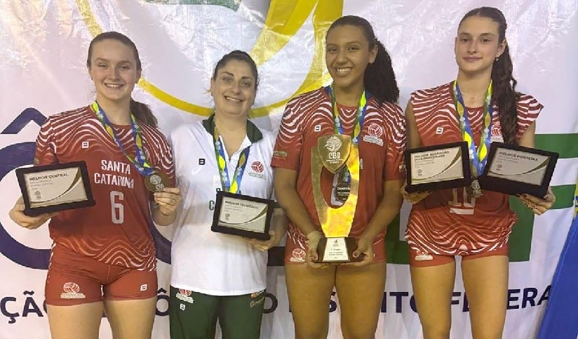Vôlei: Representantes de Jaraguá do Sul brilham por Santa Catarina