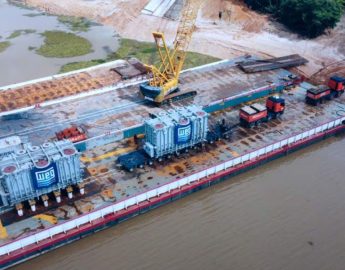 Como a WEG desafiou a seca da Amazônia para entregar carga de 635 toneladas