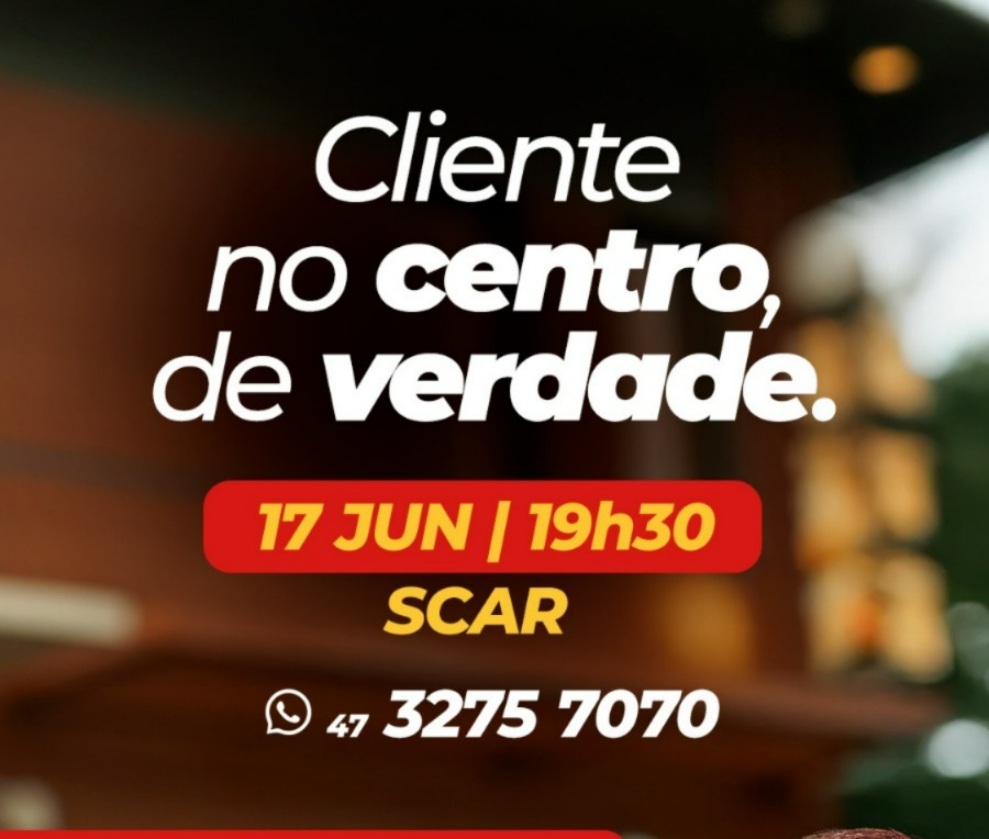 CDL convida para palestra com João Branco: “Cliente no Centro, de Verdade”