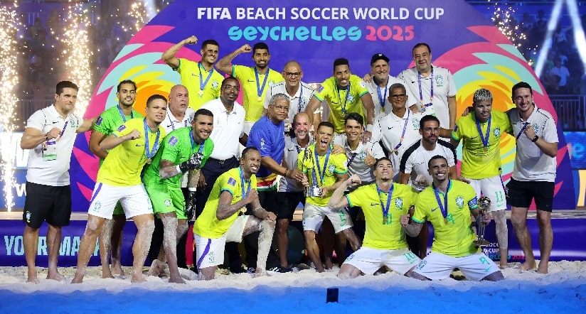 Futebol de Areia: Brasil é heptacampeão da Copa do Mundo
