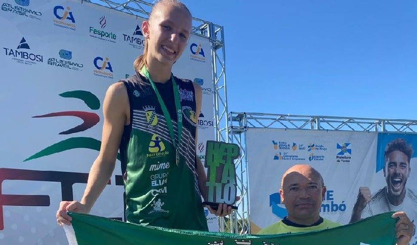 Atletismo: Schroeder se destaca no estadual sub-18