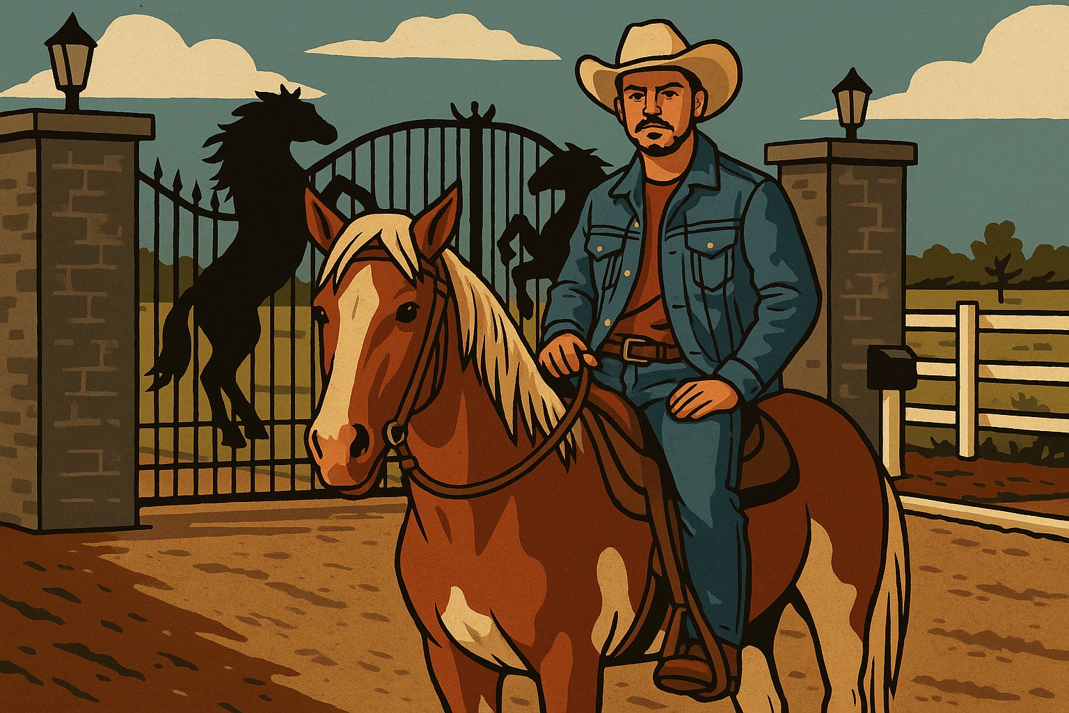 Quem é o cowboy do instagram se mudou para rancho com vibe texana em SC