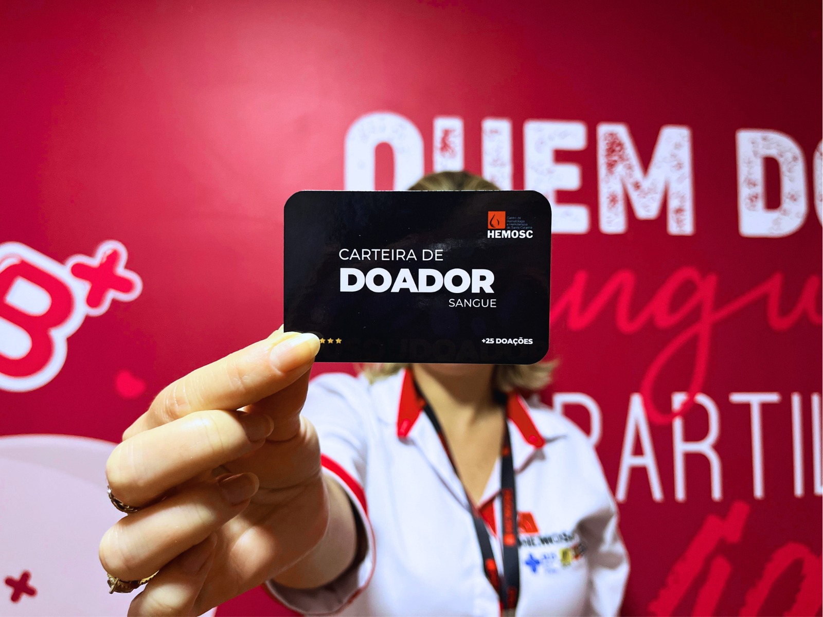 Cartão black doador: Jaraguaenses que doam sangue agora ganham carteirinhas exclusivas