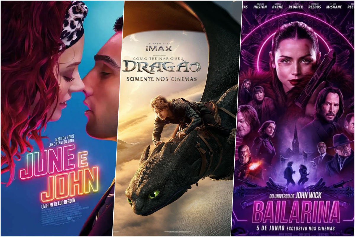 Programação de filmes em cartaz no cinema de Jaraguá do Sul em junho de 2025