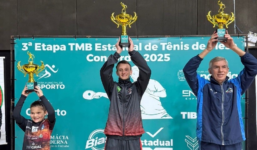 Tênis de Mesa: ATMJ conquista título de etapa do estadual