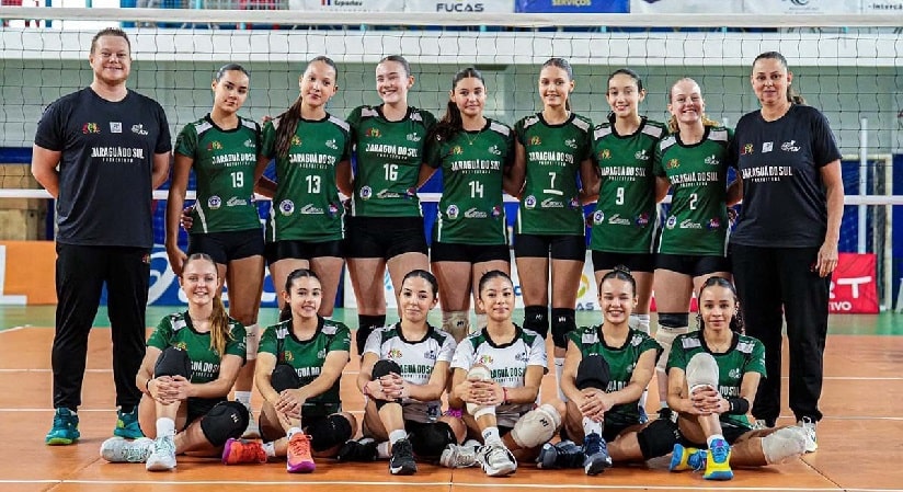 Vôlei: Jaraguá do Sul ganha dois jogos em etapa do estadual sub-15