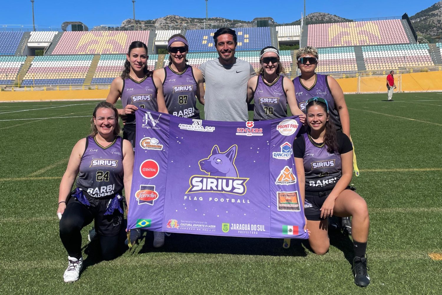 Atletas vencem amistoso na Itália e fortalecem o Flag Football em Jaraguá; veja os detalhes!