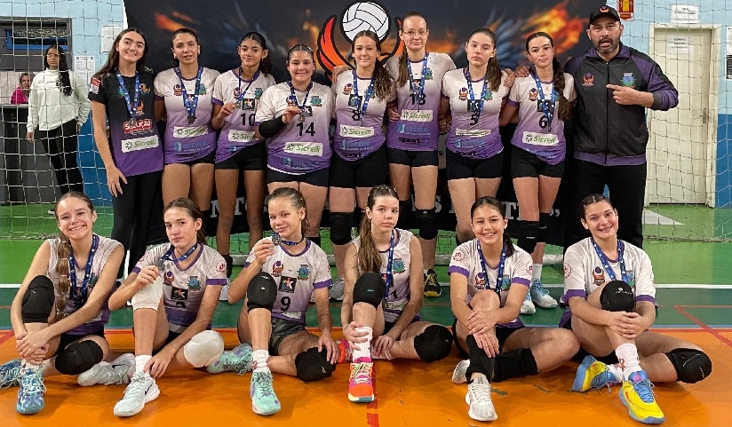 Vôlei: Guaramirim é vice-campeão de etapa em torneio estadual
