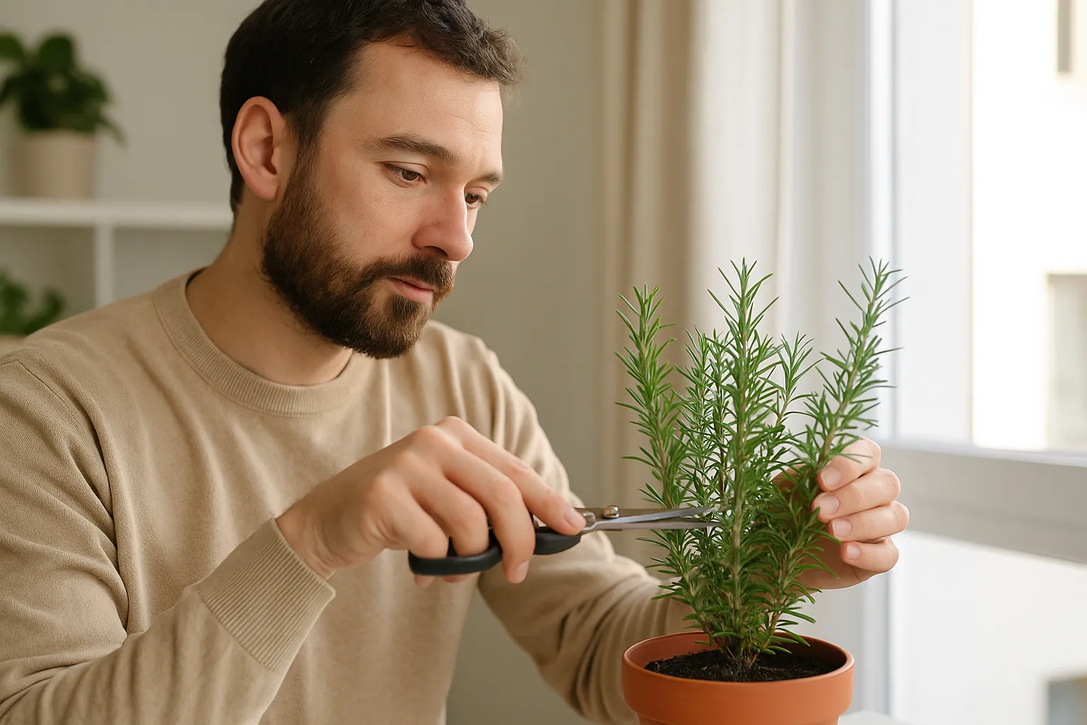 3 erros de cultivo que fazem seu alecrim secar por excesso de cuidado