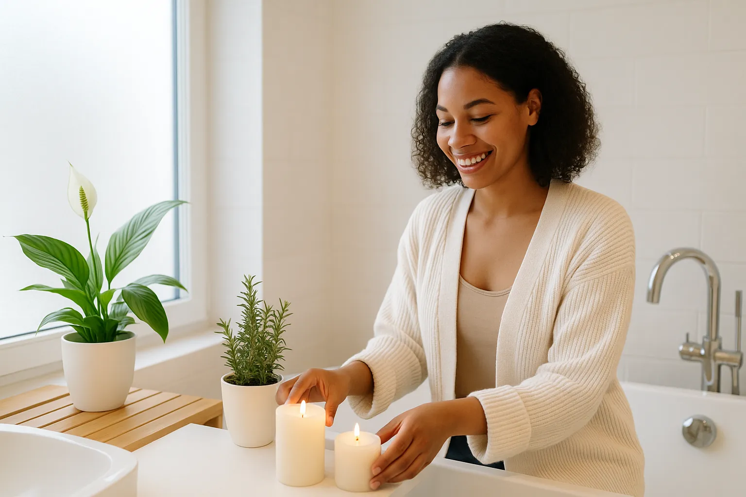 5 macetes para transformar o banheiro em um spa perfumado