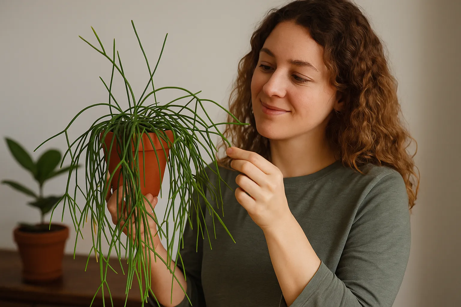 Cacto-macarrão: 3 passos para evitar o apodrecimento da Rhipsalis