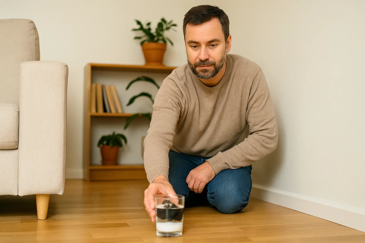 Simpatia com carvão e sal que limpa o ambiente de estagnação