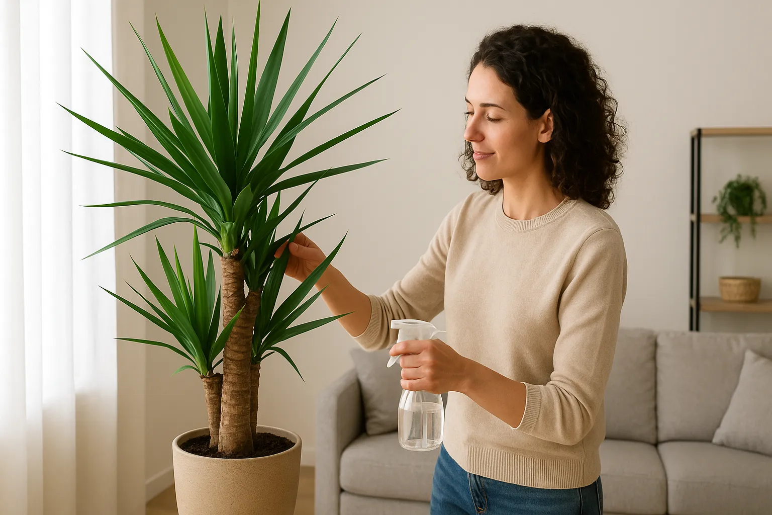 Yucca (Yucca elephantipes): 7 passos para crescer alta e saudável