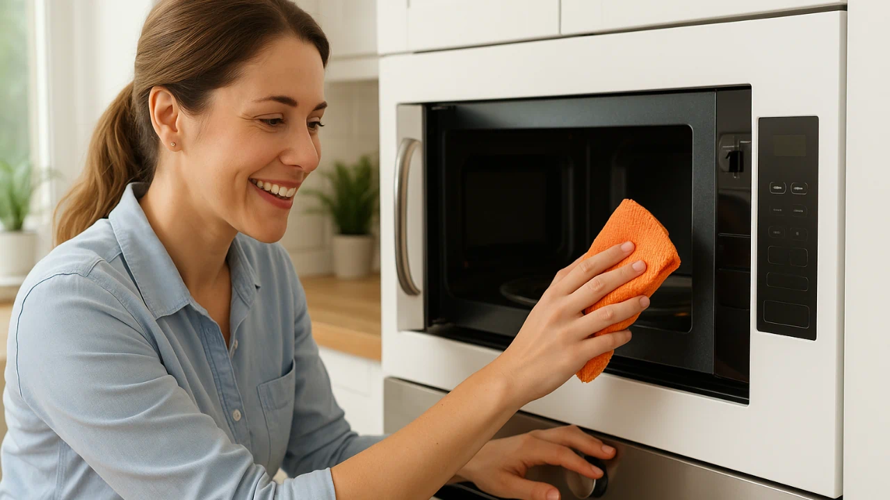 7 hacks de limpeza que deixam o micro-ondas impecável sem usar produtos agressivos