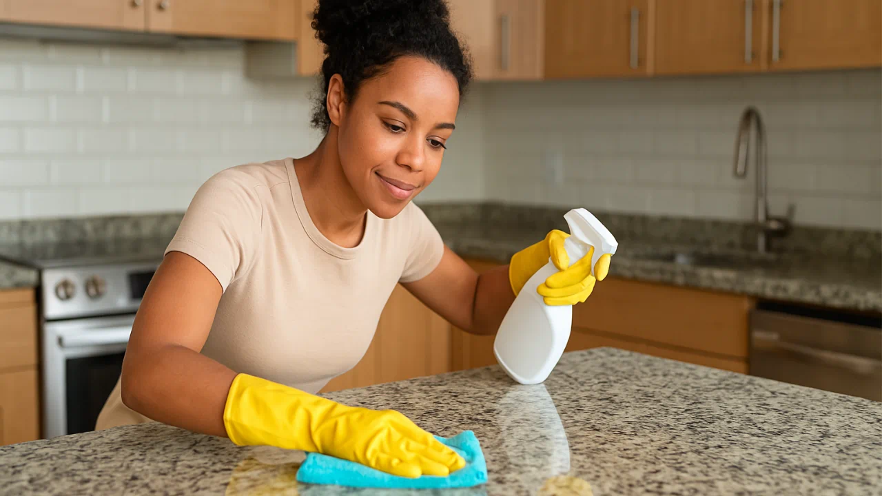 Como ter bancada de granito sempre brilhante sem gastar com produtos caros