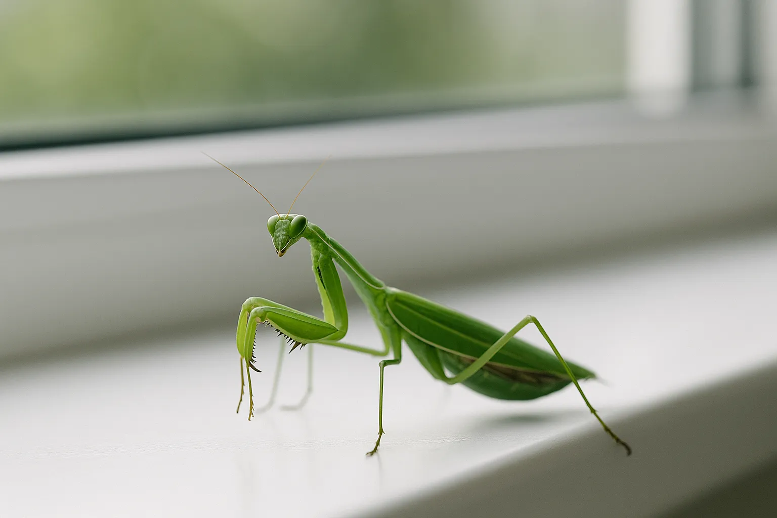 Descubra o significado espiritual da visita de um louva-a-deus em sua casa