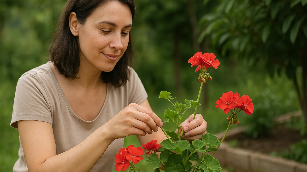 Donas de casa estão multiplicando gerânios em casa sem gastar nada com 6 passos revelados
