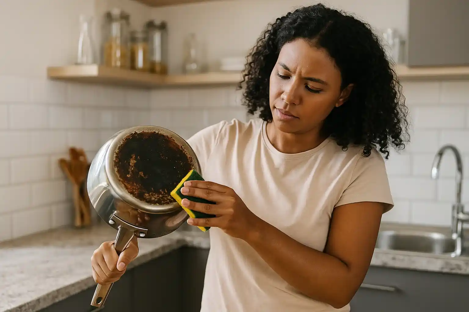 Famílias estão deixando panelas queimadas brilhando como novas com 7 truques fáceis que ninguém conta