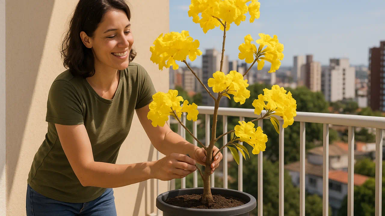 Ipês-amarelos florescem em vasos grandes com 7 técnicas comprovadas de cultivo urbano