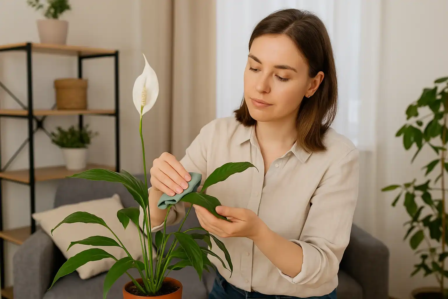 Lírio-da-paz morre em silêncio quando se cometem esses 6 erros — veja como salvá-lo com ações simples