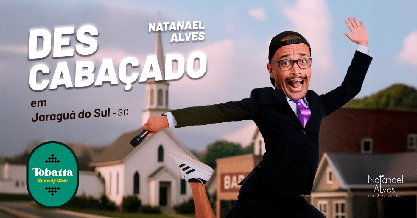 Um show de stand-up sem filtro chega a Jaraguá; garanta já!