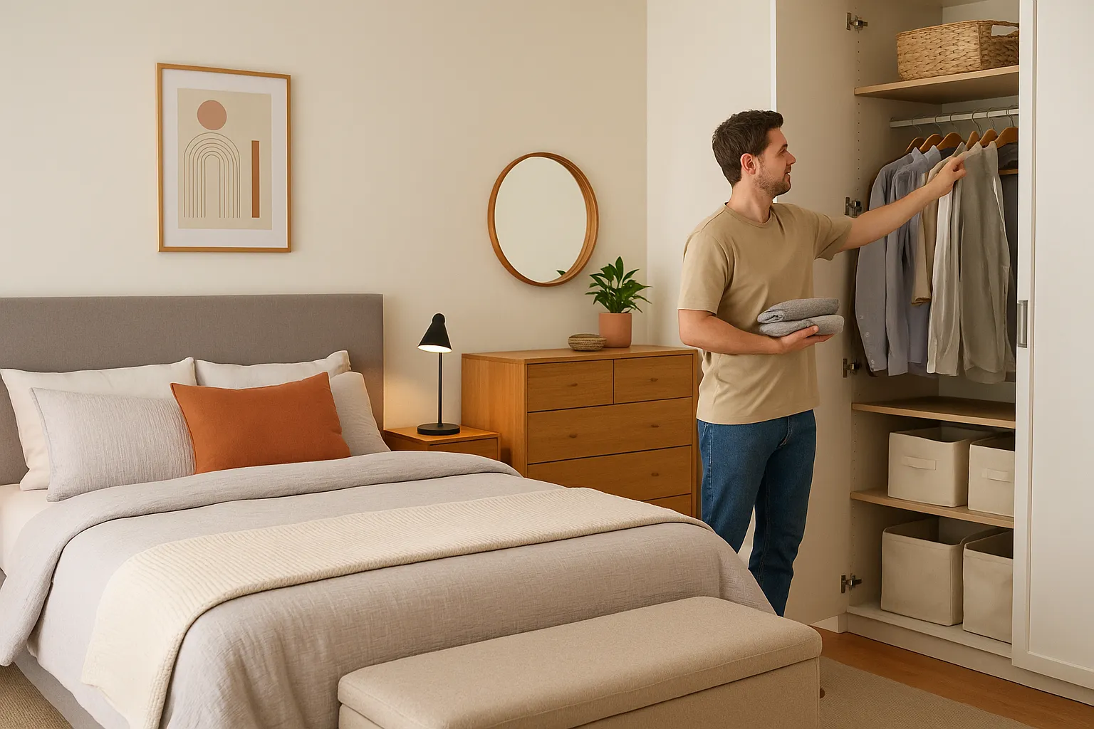 Quarto de casal dos sonhos: 4 estratégias para deixar tudo organizado e sempre à mão