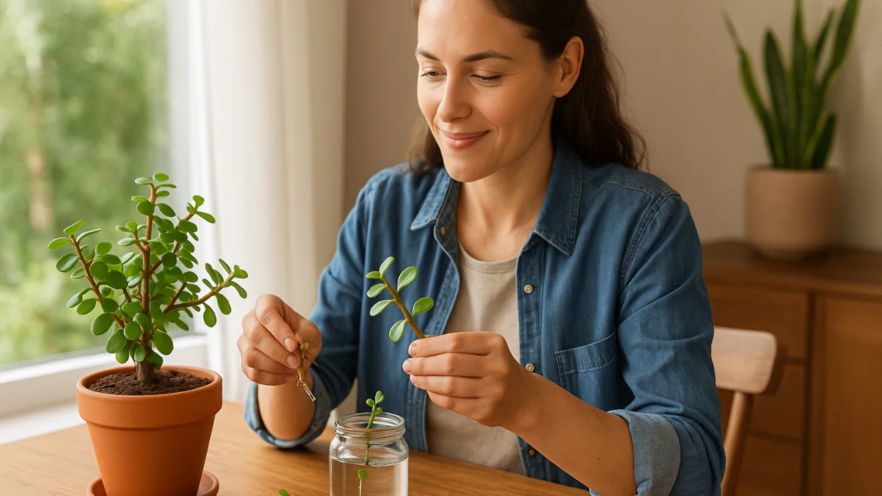 Técnica de enraizamento que transforma estacas de portulacária em novas mudas em 20 dias