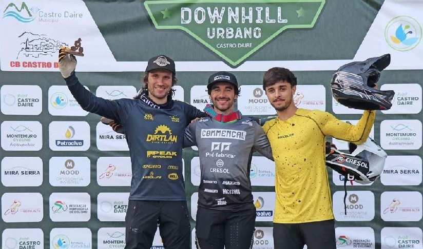 Ciclismo: Jaraguaense é vice-campeão de Downhill em Portugal