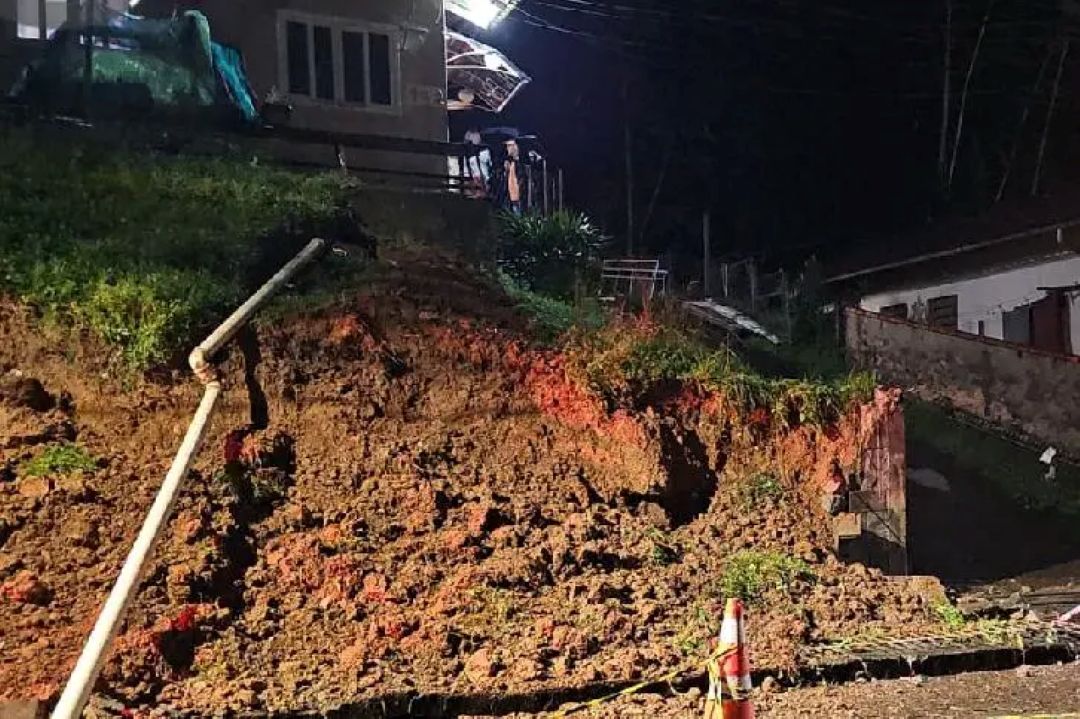 Chuva provoca quedas de muro e árvore em Jaraguá do Sul