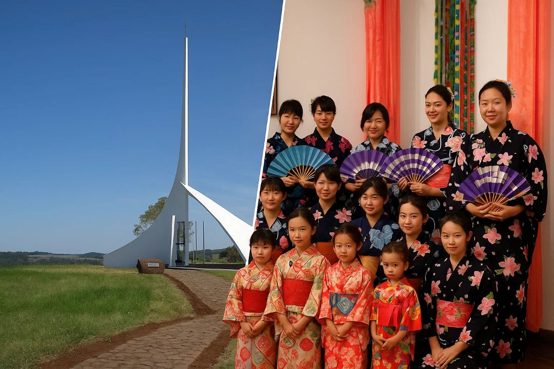 A cidade de SC que recebeu sobreviventes de Nagasaki e guarda sino de 400 anos doado pelo Japão