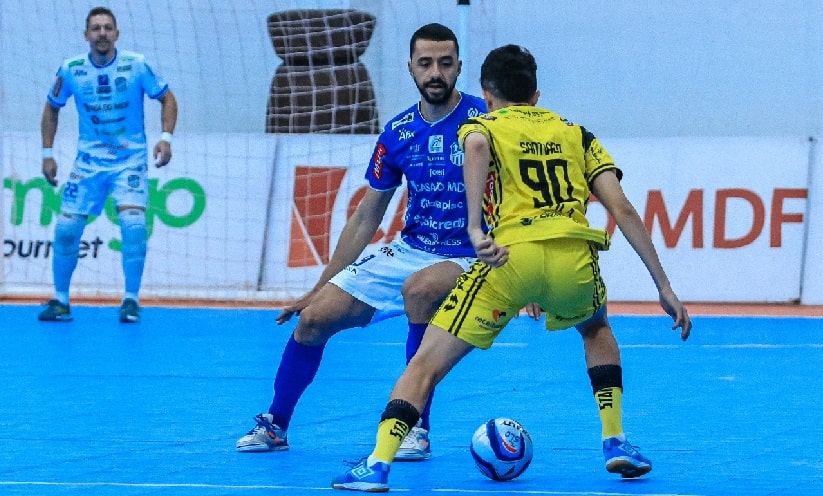 Futsal: Com o sub-21, Jaraguá vence São Lourenço pela Série Ouro